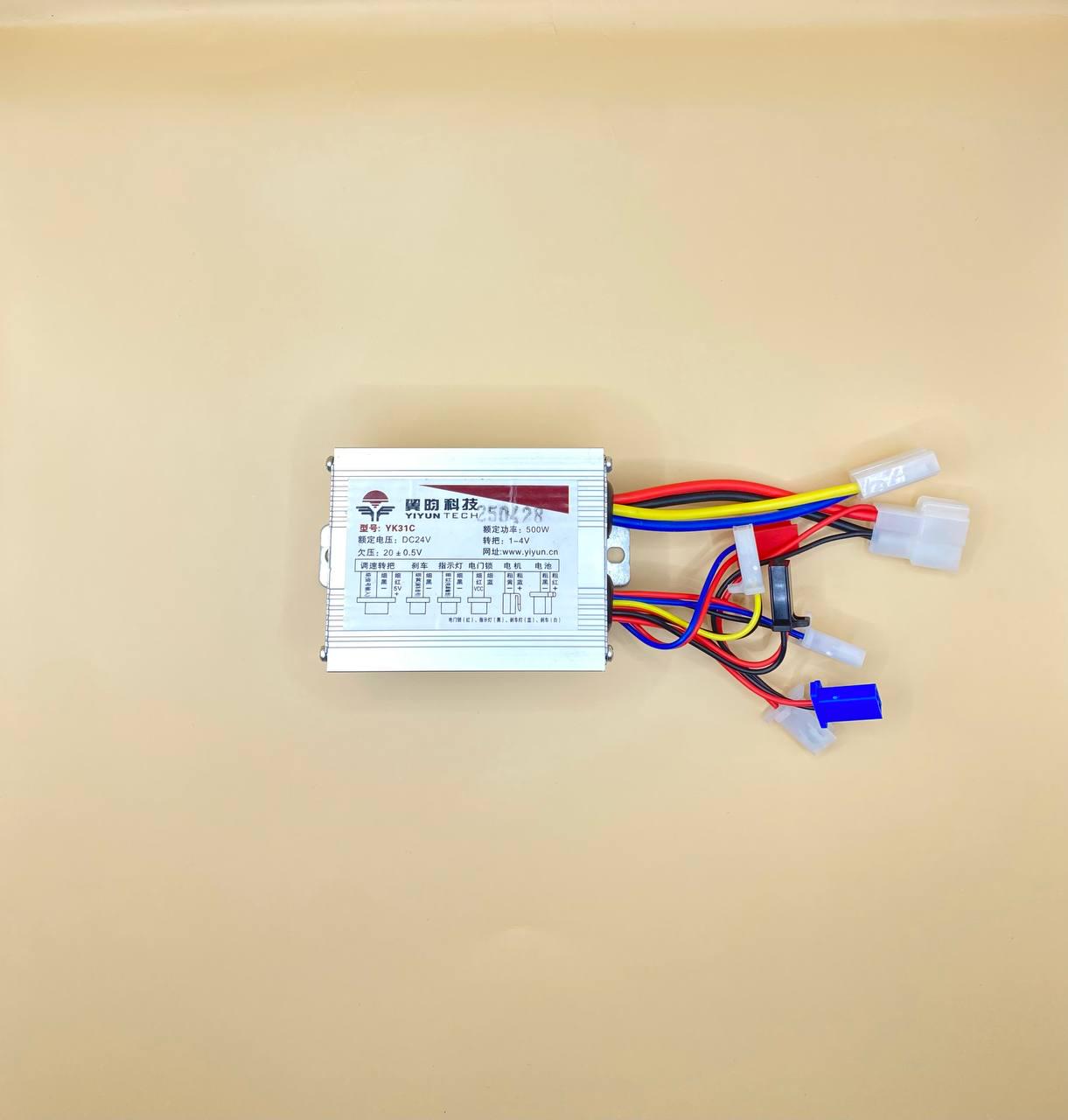 Контроллер двигателя YiyunTech YK31C 24V 500W для электротранспорта (12343)