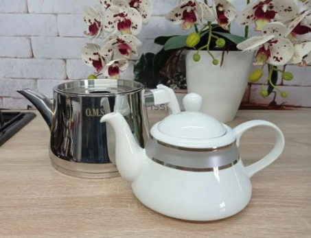 Чайник двухъярусный турецкий OMS 8025 из нержавеющей стали 1/2,2 л Белый - фото 7 Чайник двухъярусный турецкий OMS 8025 из нержавеющей стали 1/2,2 л Белый - фото 7