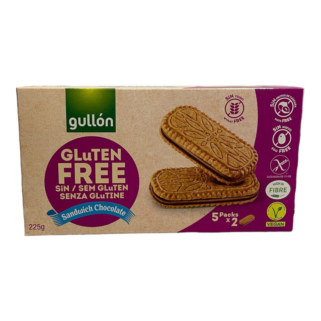 Печенье Gullon Gluten free Sandwich Chocolate без глютена 220 г