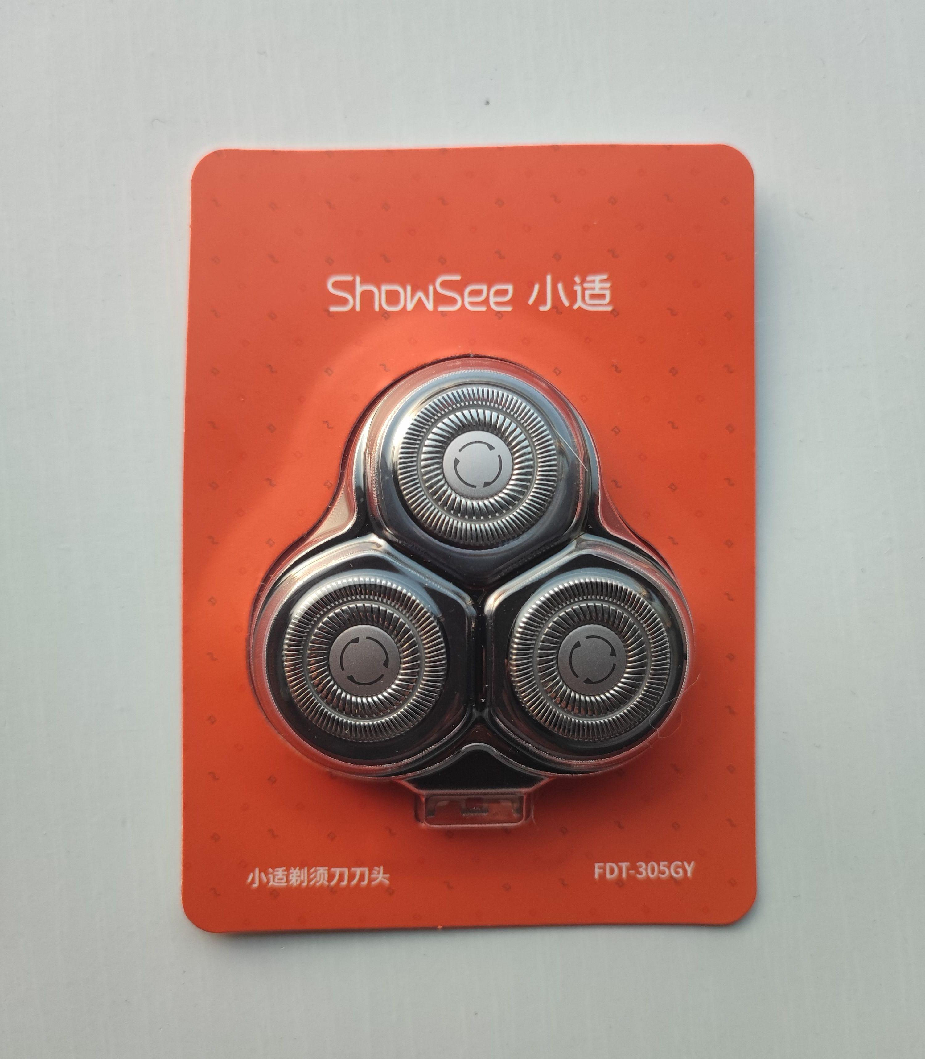 Головка насадка електробритви Xiaomi ShowSee F305-G/F305-GY змінні леза Головка насадка електробритви Xiaomi ShowSee F305-G/F305-GY змінні леза