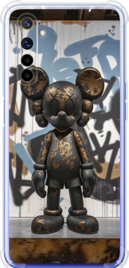 Чехол на Realme 6 Bronze kaws v2 (6098sp-1913-42517)