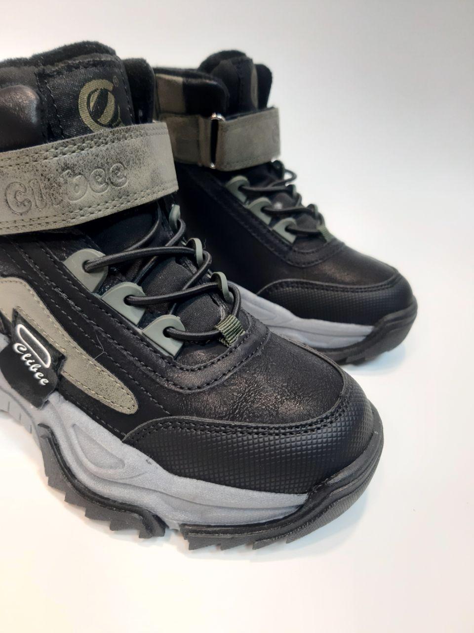 Черевики зимові Clibee для хлопчика р. 36 22,9 см Чорний (302 bl/gr) - фото 5 Черевики зимові Clibee для хлопчика р. 36 22,9 см Чорний (302 bl/gr) - фото 5