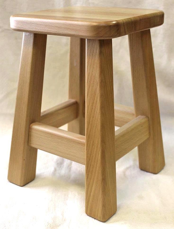 Табурет для ванной из дерева Мелония Сиена (ТВН-002305)