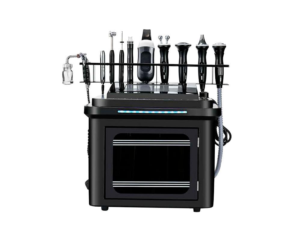 Косметологический комбайн для омоложения и очищения кожи 9в1 GBT OX10-1 Black