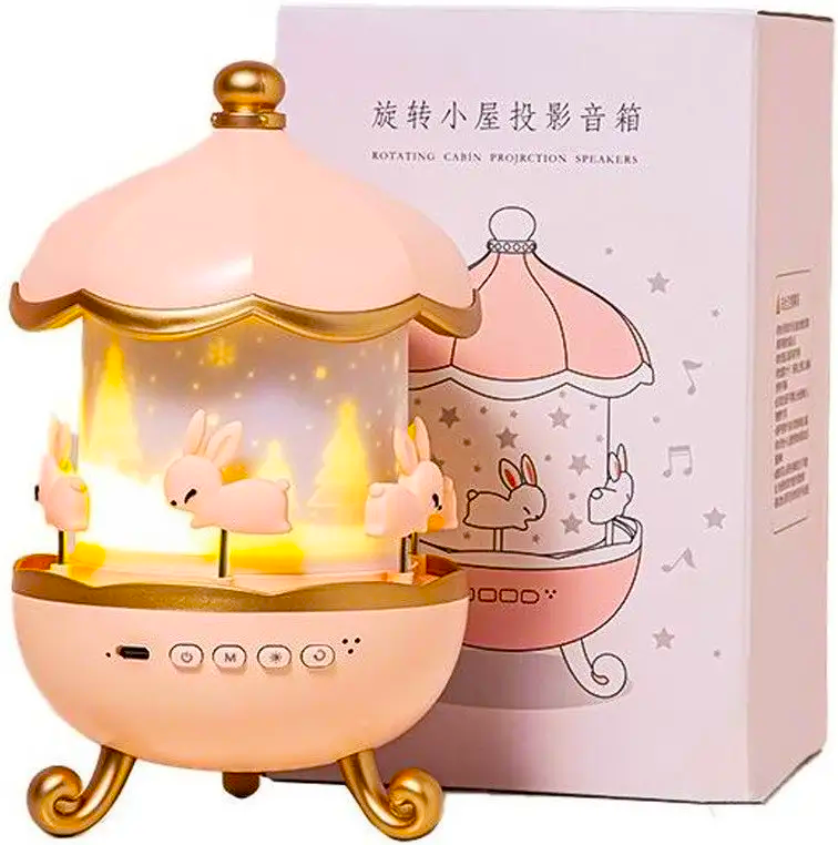 Проєктор нічник Карусель 12 слайдів USB акумуляторний (25250631)