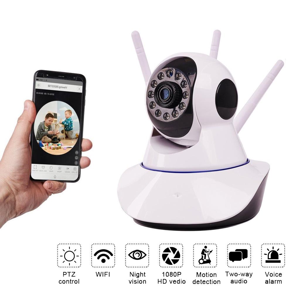 Видеоняня Smart Camera UKC-1354 Wi-Fi с подключением к телефону 2 Mp 2,4G (1003264-White-1) - фото 2