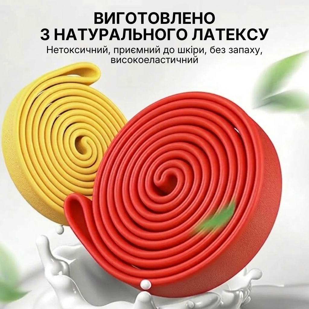 Комплект фітнес-резинок еспандерів для тренувань підтягувань та пілатесу WCG PowerStrip 4 шт. для дому та спортзалу Різнобарвний (W-4090 (1)) - фото 9 Комплект фітнес-резинок еспандерів для тренувань підтягувань та пілатесу WCG PowerStrip 4 шт. для дому та спортзалу Різнобарвний (W-4090 (1)) - фото 9