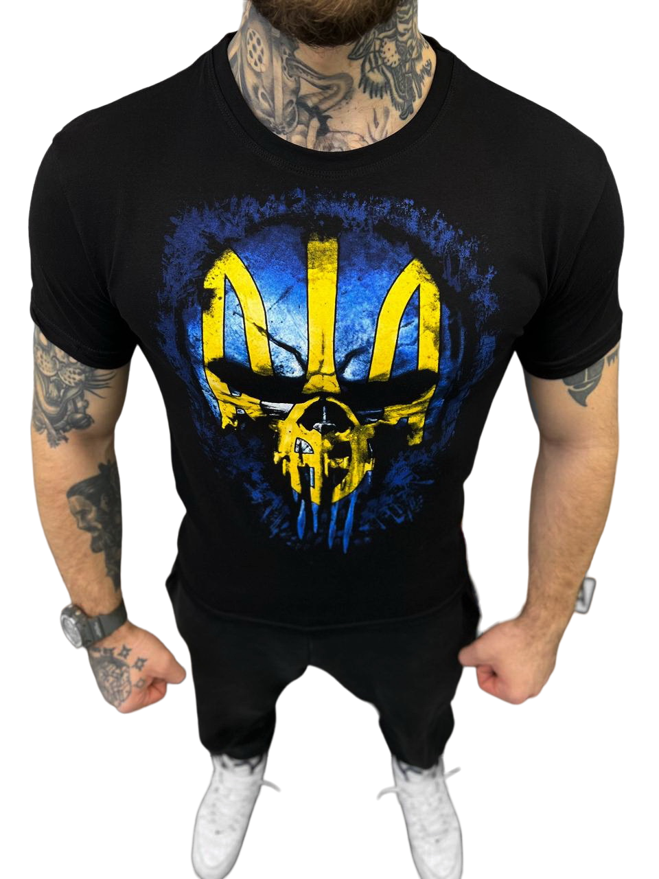 Футболка Punisher Ukrainian 20230 XXXL Черный