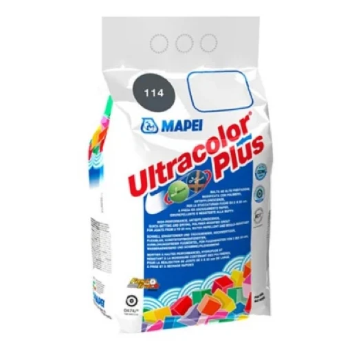 Фуга для швов Mapei Ultracolor Plus 113 2 кг Серый (000023350)