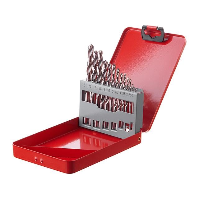 Набор сверл по металлу Intertool HSS 13 шт. 2.0-8.0 полированная сталь (SD-0114)