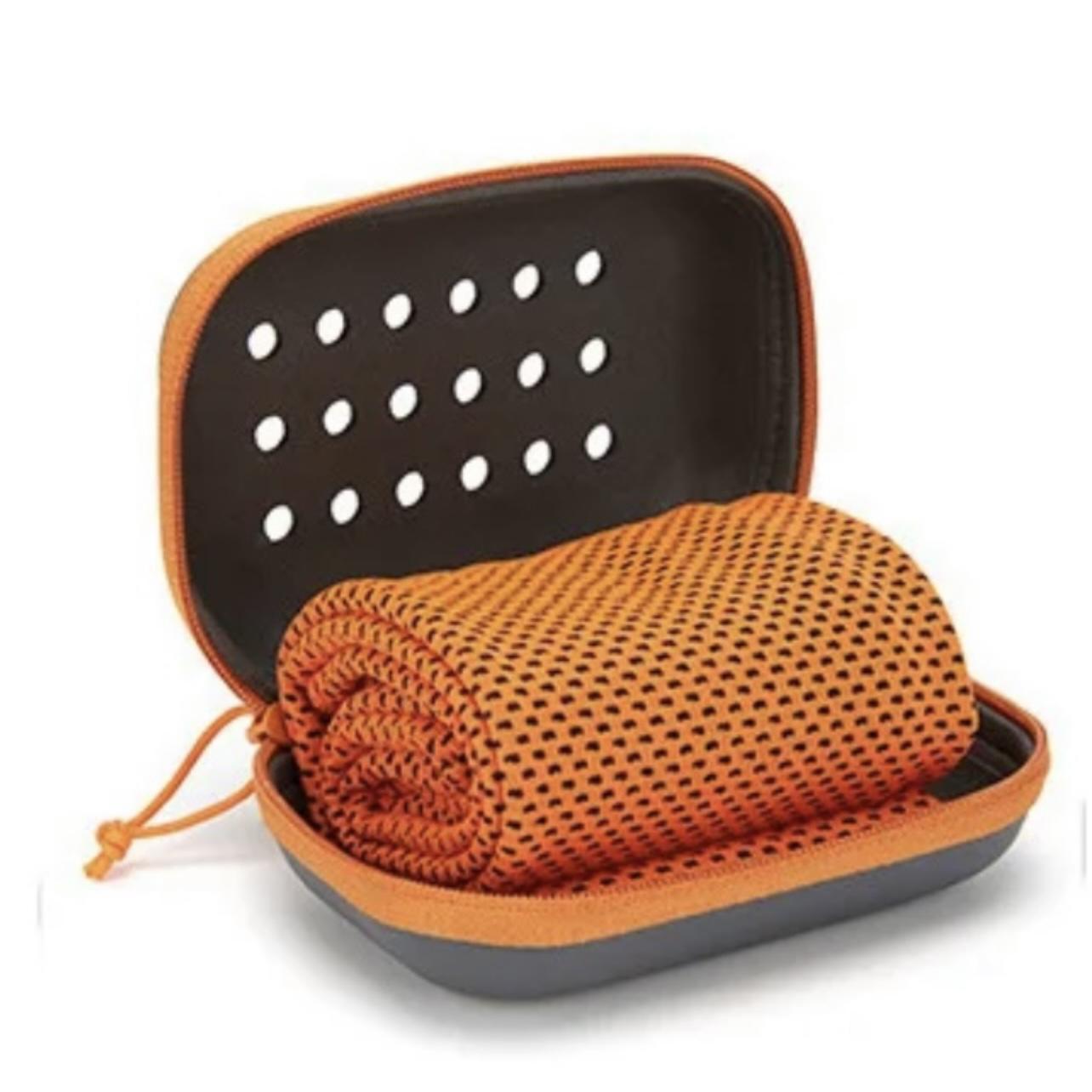 Полотенце спортивное из микрофибры в кейсе 30×90 см Оранжевый (2894501745) Полотенце спортивное из микрофибры в кейсе 30×90 см Оранжевый (2894501745)