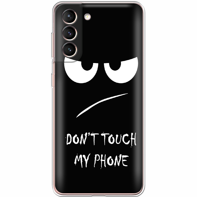 Чохол BoxFace Samsung G991 Galaxy S21 Don't Touch my Phone Прозорий силікон (41709-up535-41709)