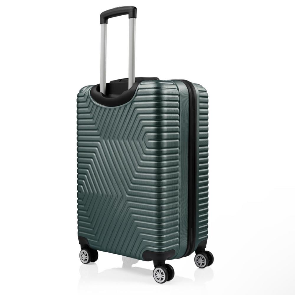 Чемодан Polo ПК006-М поликарбонат на 4-х двойных колесах средний М 70 л Изумрудный - фото 5 Чемодан Polo ПК006-М поликарбонат на 4-х двойных колесах средний М 70 л Изумрудный - фото 5