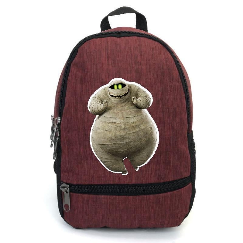 Школьный рюкзак подростковый Cappucino Toys MSR 006 с принтом Монстры на каникулах 12,5 л Бордовый (1658851606)
