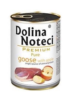 Корм влажный гипоаллергенный для собак Dolina Noteci Premium Pure с мясом гуся и яблоком 400 г (1719307095)