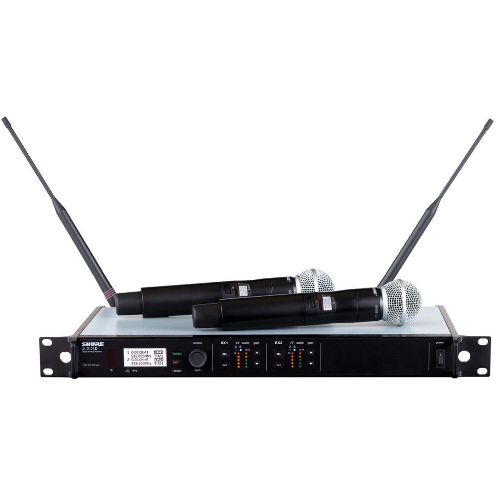 Радіосистема на два мікрофони SHURE ULXD24D SM58 (0066)