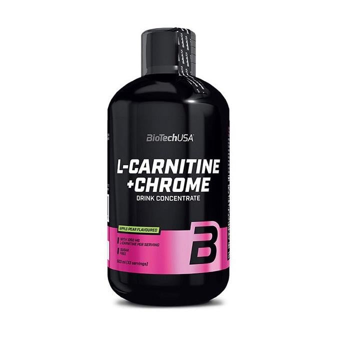 Комплекс с L-карнитином BioTech L-Carnitine 35 000+ Chrome 500 мл Апельсин