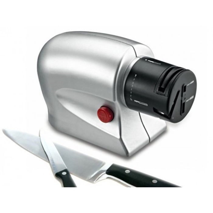 Точило електричне Electric Sharpener для заточування ножів та ножиць 220V Silver (tf3846) Точило електричне Electric Sharpener для заточування ножів та ножиць 220V Silver (tf3846)