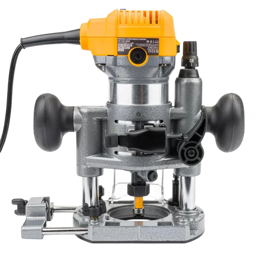 Фрезер Powermat PM-FGW-2000T 2000 Вт 30000 об/мин вертикальный электрический с регулировкой скорости и плавным пуском