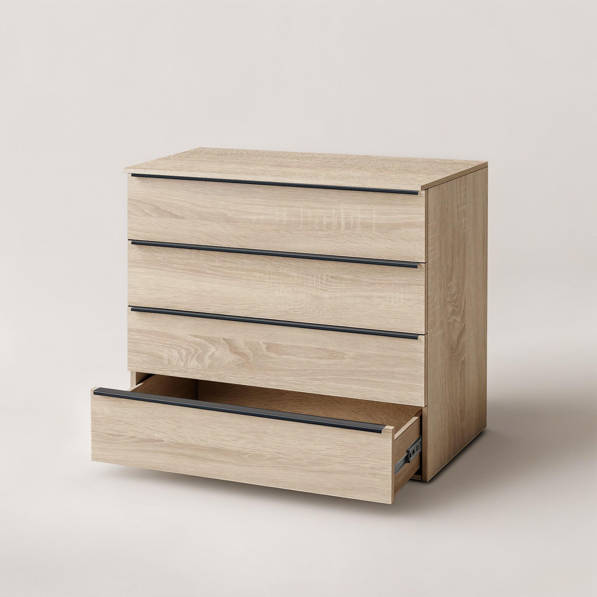 Комод на 4 ящика FTX-4 1000х544х1014 мм Дуб Сонома - фото 3 Комод на 4 ящика FTX-4 1000х544х1014 мм Дуб Сонома - фото 3