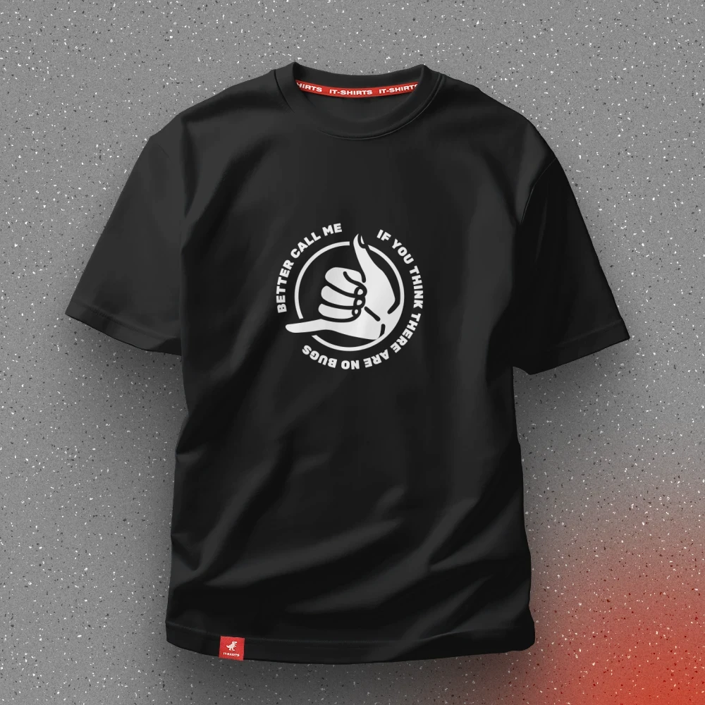 Футболка тестувальника Better call me для самовпевнених QA S Чорний (IT-267T-B-S)
