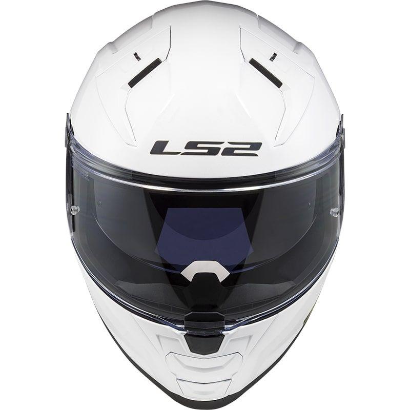 Мотошлем LS2 FF811 Vector 2 Solid 2XL White (24694) - фото 2