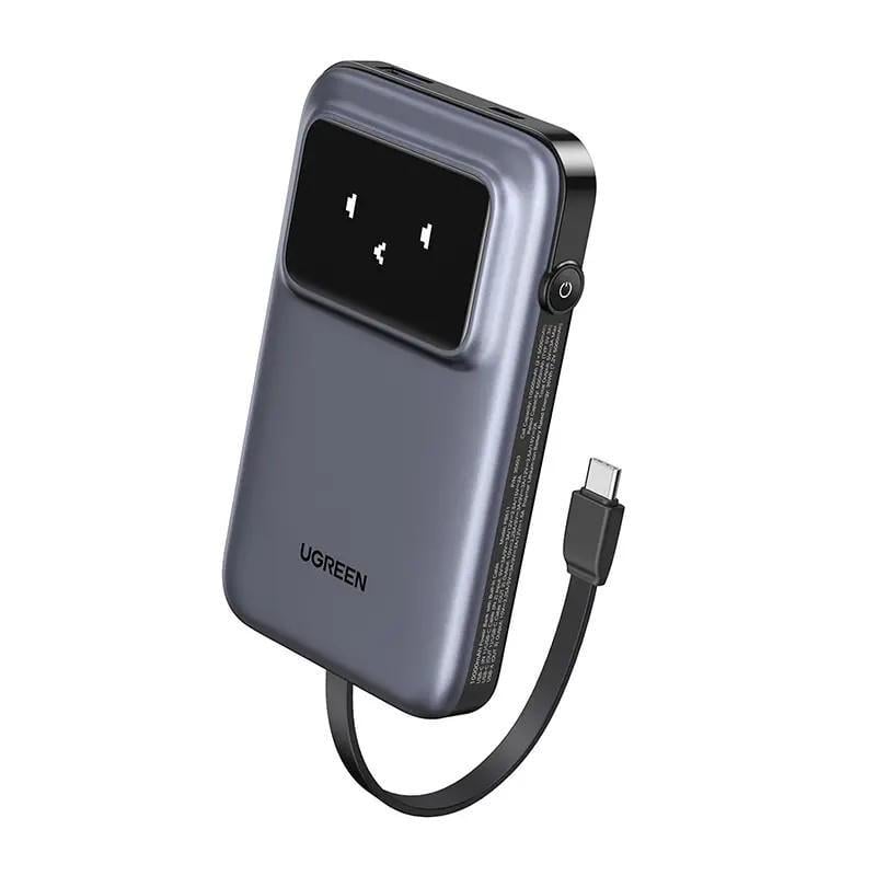 Повербанк Ugreen Uno PB511 10000 mAh 30W Grey (35603)