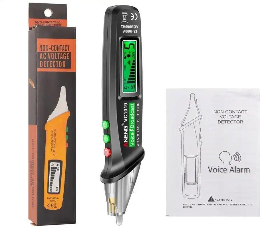 Тестер напряжения бесконтактный ANENG VC1019 лазер/фонарик 5 режимов чувствительности (2377294081) - фото 7 Тестер напряжения бесконтактный ANENG VC1019 лазер/фонарик 5 режимов чувствительности (2377294081) - фото 7
