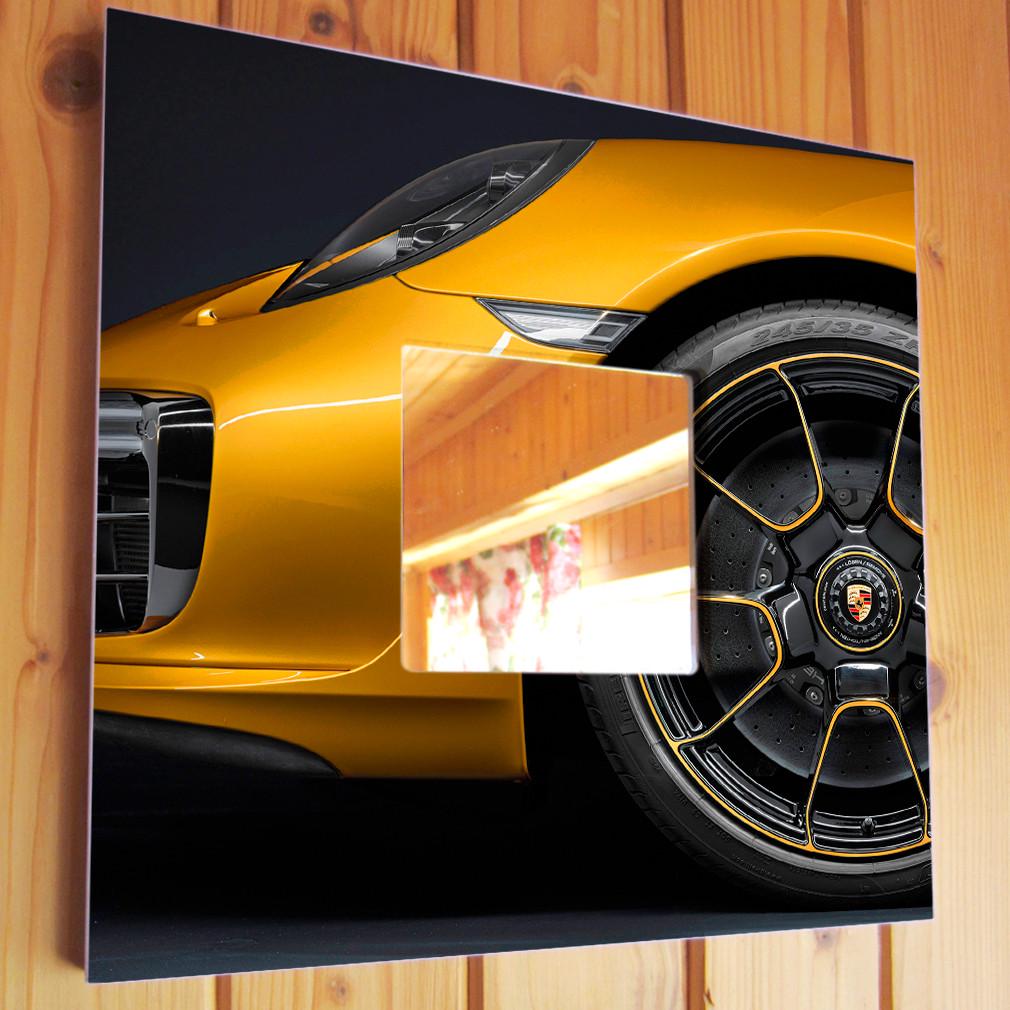 Зеркало декоративное Porsche 260х260 мм (M03879) Зеркало декоративное Porsche 260х260 мм (M03879)