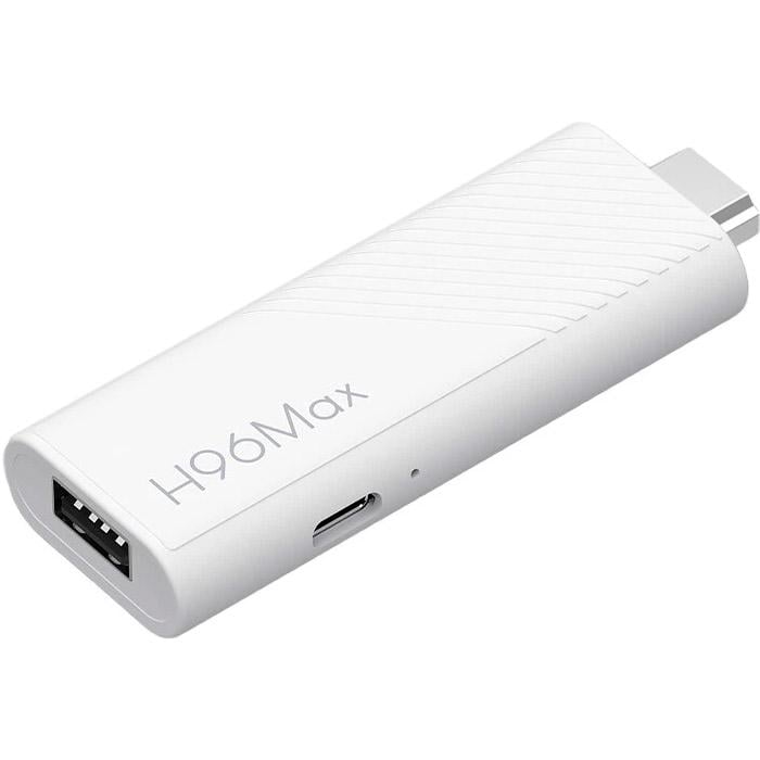 Смарт-приставка H96 MAX H313 TV Stick 2/16 Гб Allwinner H313/Android 14/WiFi 2,4 та 5 ГГц/Білий (H313_TV_STICK) - фото 2 Смарт-приставка H96 MAX H313 TV Stick 2/16 Гб Allwinner H313/Android 14/WiFi 2,4 та 5 ГГц/Білий (H313_TV_STICK) - фото 2