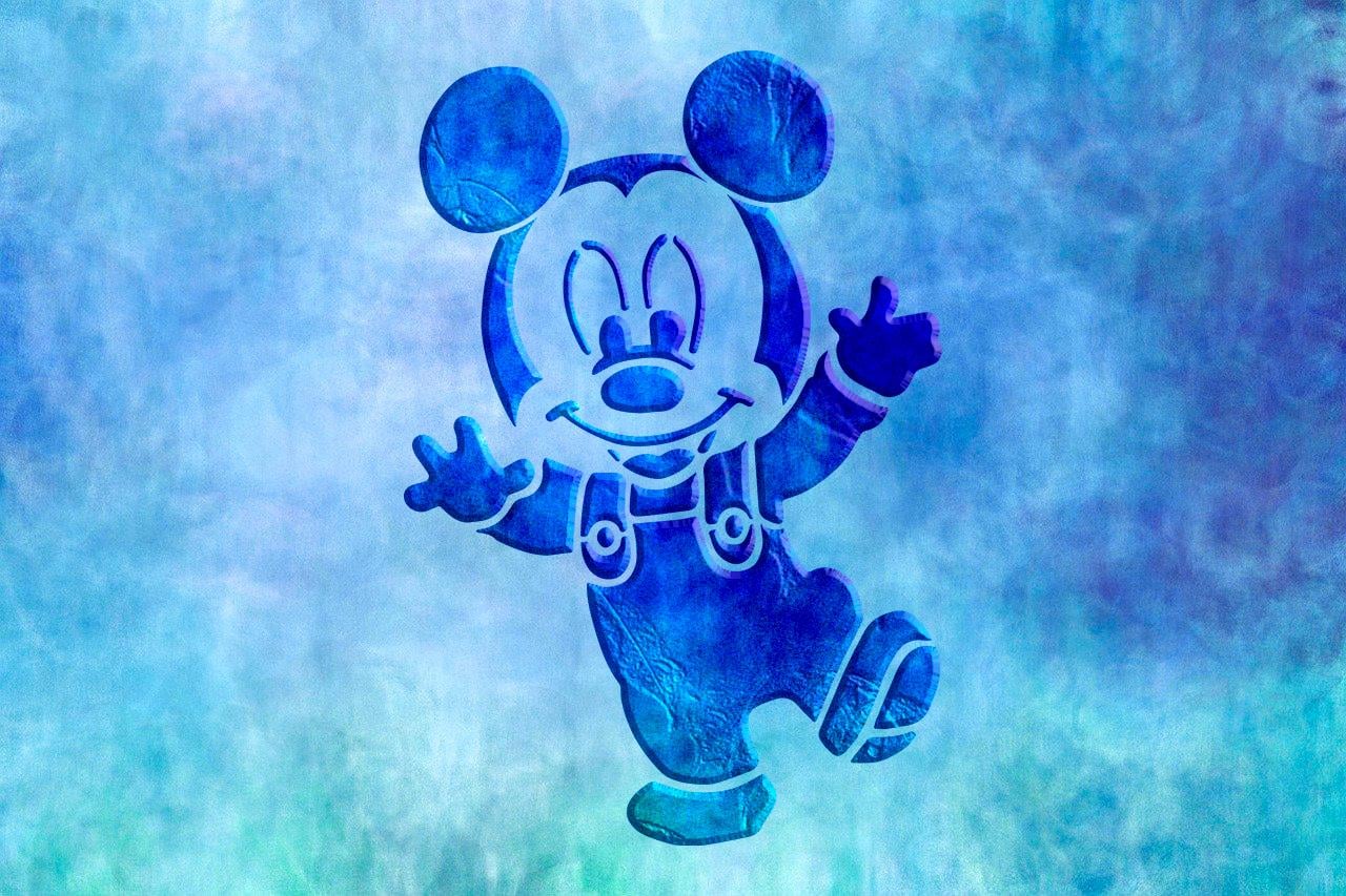 Трафарет DFA Mikki Mouse багаторазовий для штукатурки та фарби 0,3-1 мм (E00063)