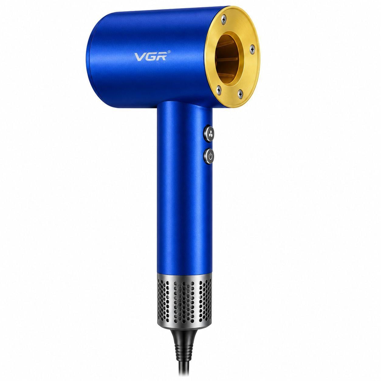 Фен профессиональный VGR V-445 с защитной решеткой фильтра и кабелем 1,7 м Blue (10665) Фен профессиональный VGR V-445 с защитной решеткой фильтра и кабелем 1,7 м Blue (10665)