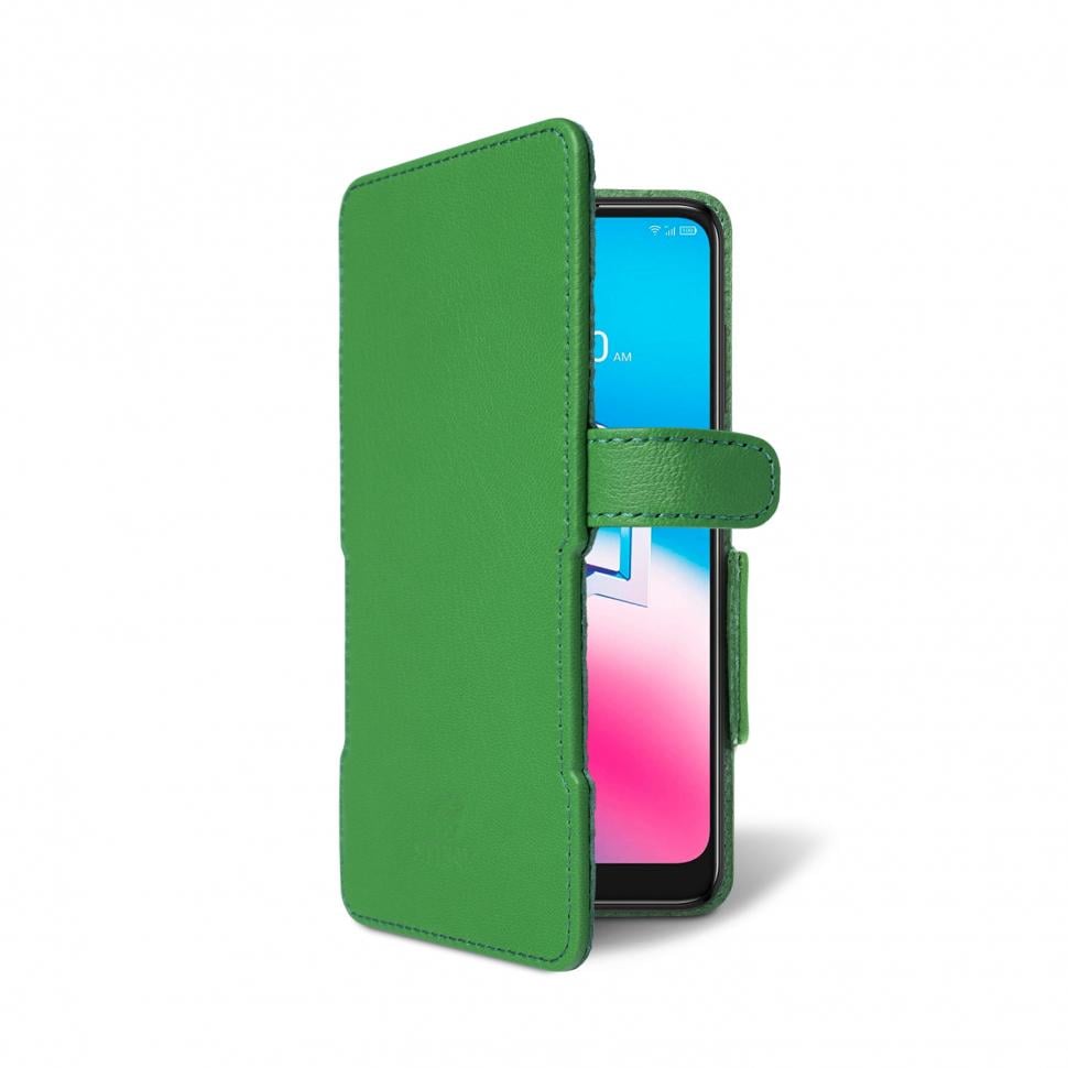 Чехол книжка Stenk Prime для Alcatel 3L 2020 Зеленый (67557)