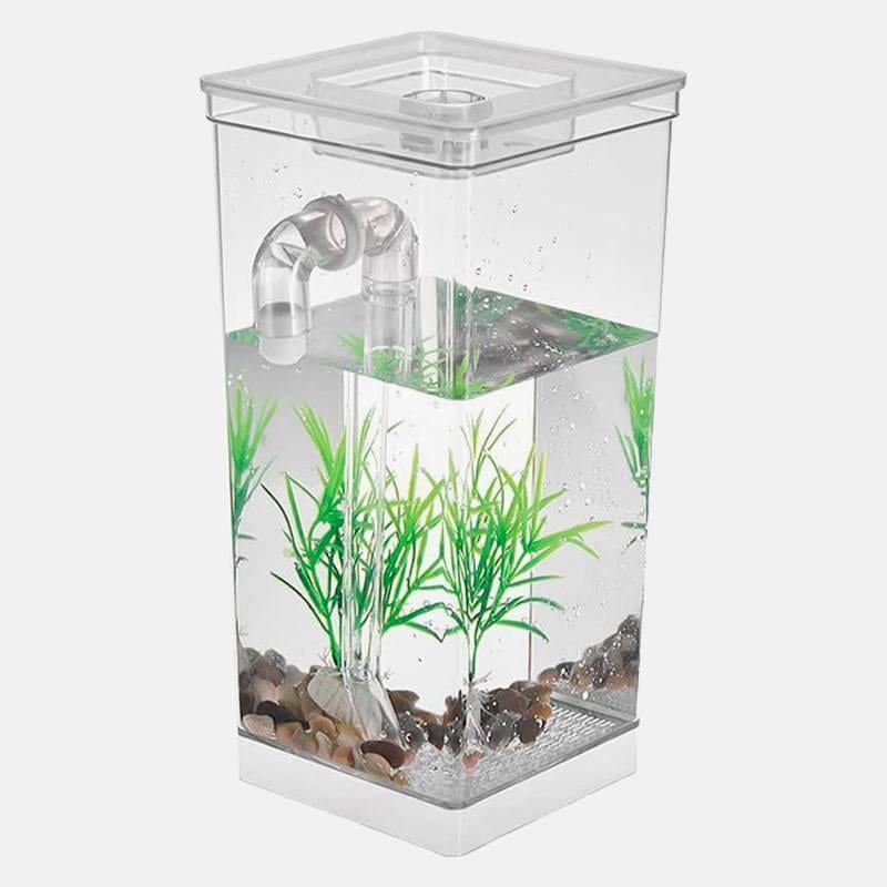 Аквариум для рыбок самоочищающийся My Fun Fish с подсветкой 2 л (mu70609)