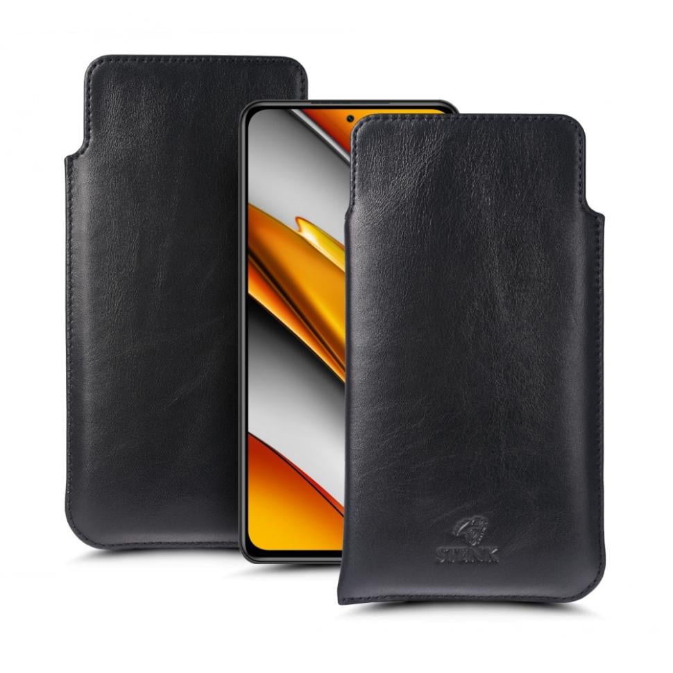 Футляр Stenk Elegance для Xiaomi Poco F3 Черный (68955) Футляр Stenk Elegance для Xiaomi Poco F3 Черный (68955)