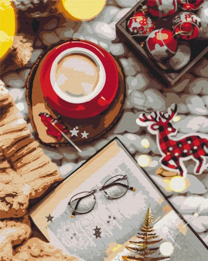 Картина по номерам Brushme Кофе на праздник 40x50 см (BSM-B51364) Картина по номерам Brushme Кофе на праздник 40x50 см (BSM-B51364)