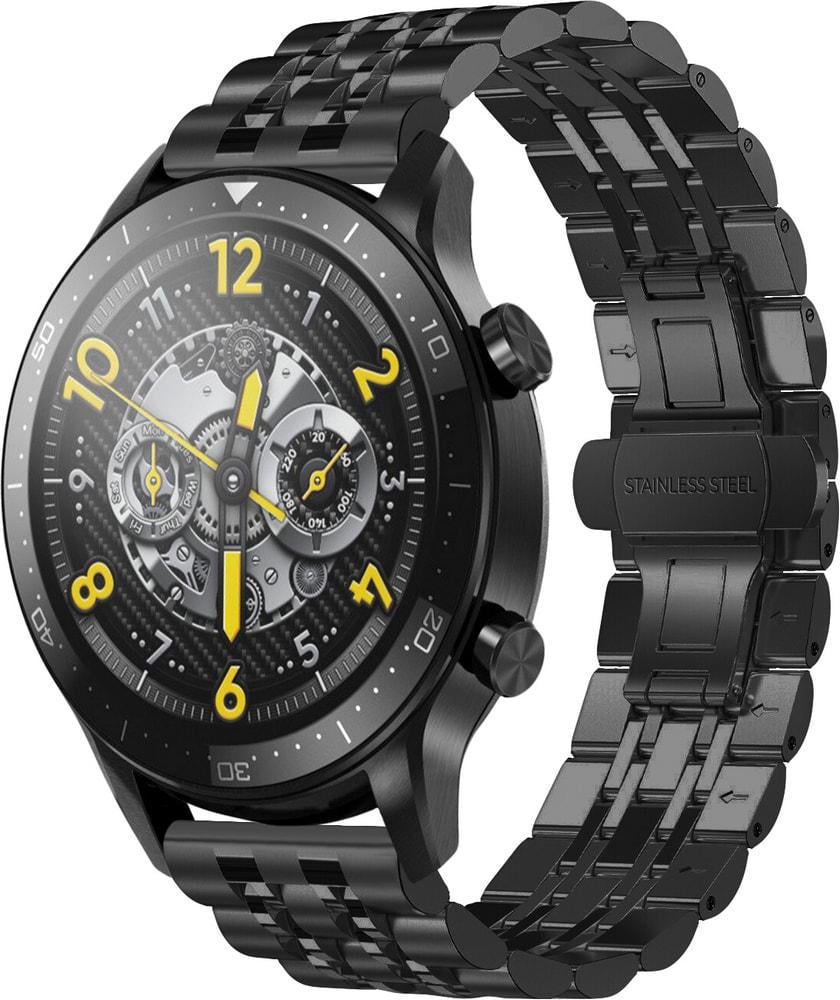 Браслет металлический Spinye для Realme Watch S Pro Black (28966-2B)