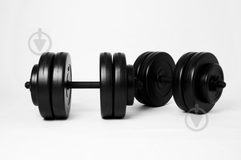 Гантелі WCG 2х23 кг Чорні (310.000.007) Гантелі WCG 2х23 кг Чорні (310.000.007)