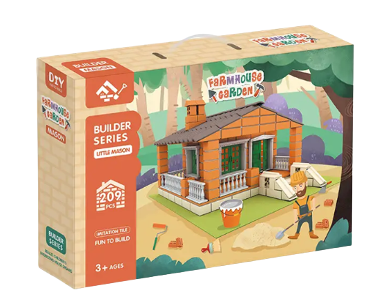 Конструктор дом из кирпича кирпич цементная смесь WK 209 эл. (8803)