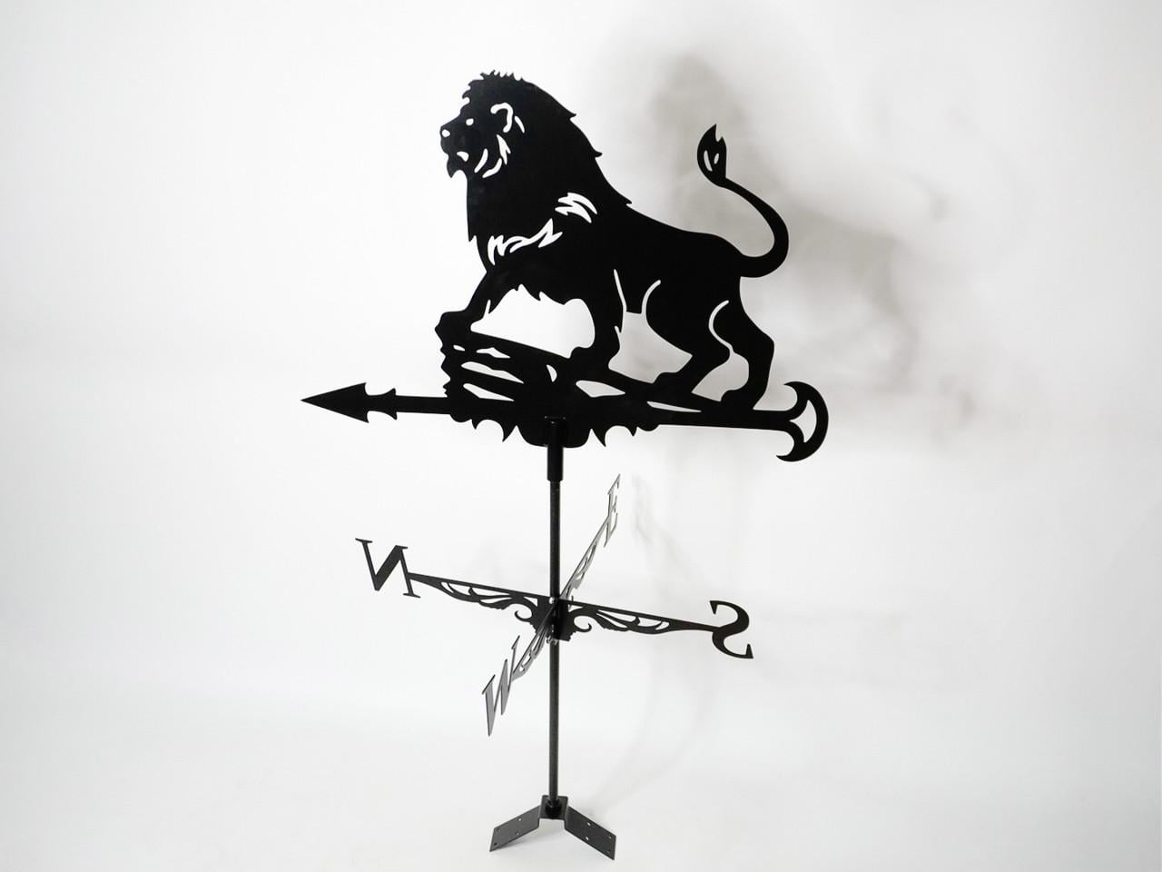 Флюгер большой на крышу Лев на высокий дом 140x90 см (1192383)