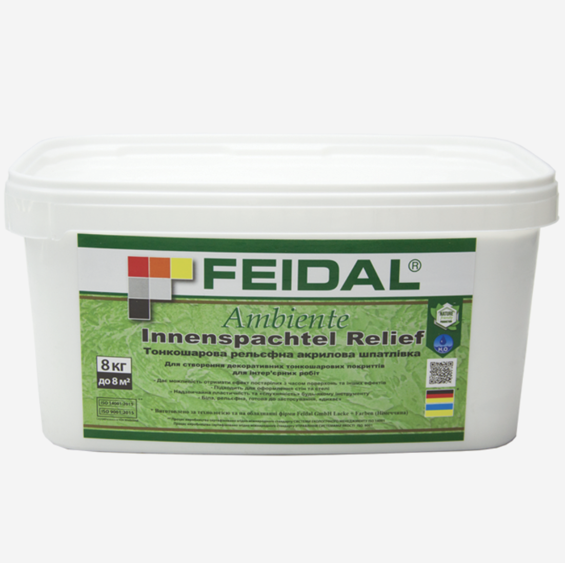 Декоративная штукатурка Feidal Innenspachtel Relief 8 кг (27581725)
