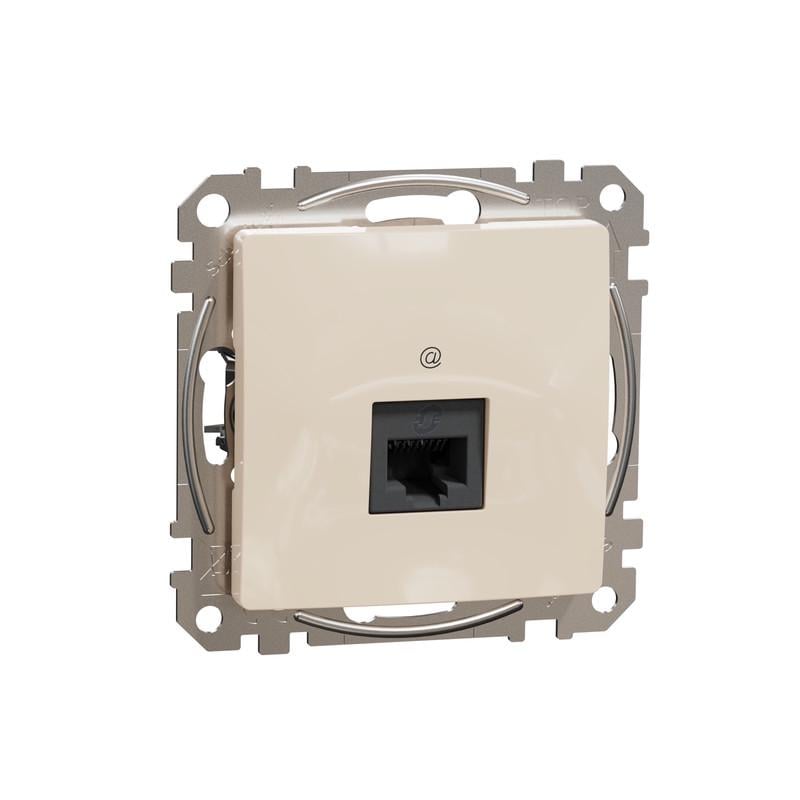 Разъем Schneider Electric ABS-UV Sedna Design&Element 5E UTP RJ45 Бежевый (SDD112451)