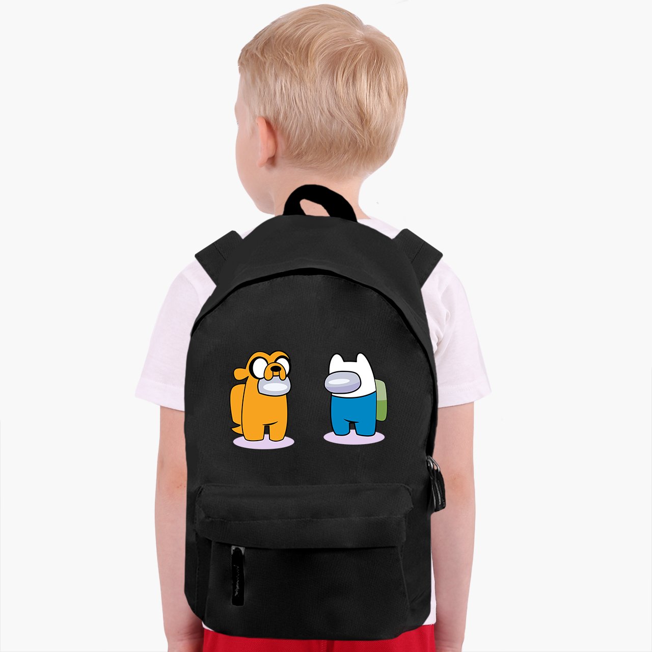 Рюкзак дитячий Among Us Adventure Time Finn & Jake Чорний (9263-2414-BK) - фото 3