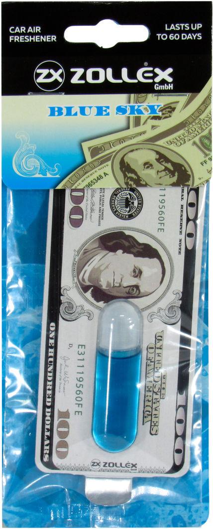 Ароматизатор для авто Zollex Dollar Blue Sky рідкий 5 мл (0307936)