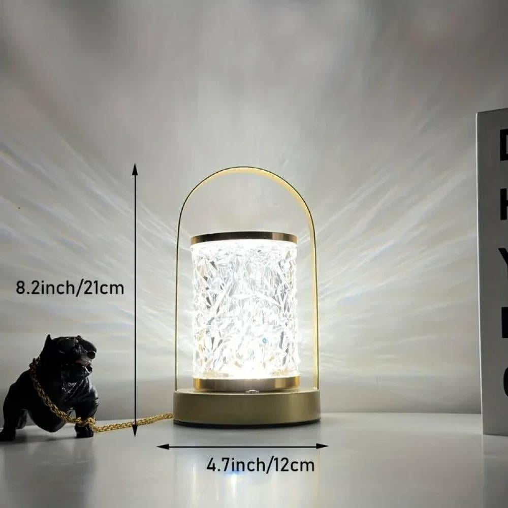 Лампа акумуляторна з сенсорним керуванням Good Idea LED D15 портативна Золотисто-прозорий (987444) - фото 6