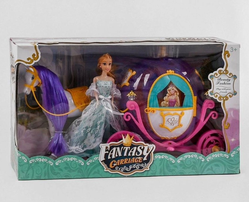 Набор игровой Bambi карета для Золушки кукла/конь ходит/издает звуки (313 A) Набор игровой Bambi карета для Золушки кукла/конь ходит/издает звуки (313 A)