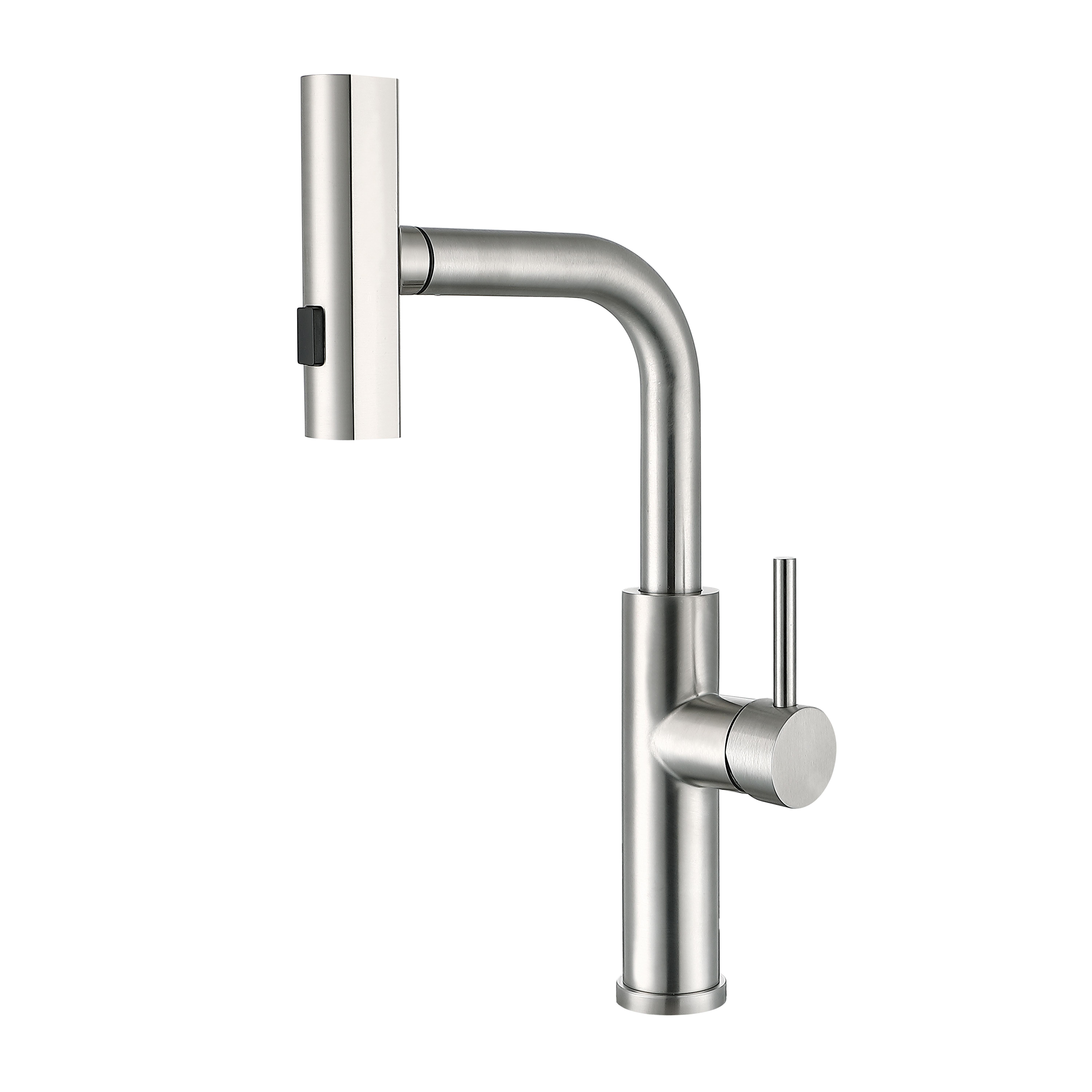 Смеситель для кухни Lidz Aria NKS 015FLT k35 с выдвижным мультифункциональным изливом-лейкой (LDARI015FLTNKS37643)