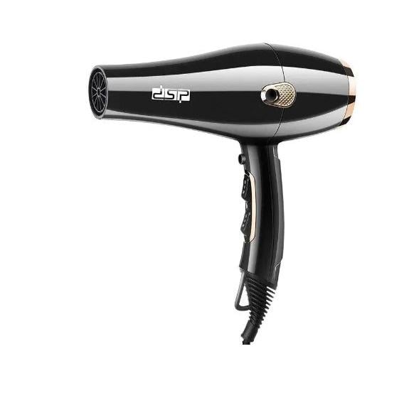 Фен для волос DSP 30088 с насадками для сушки и укладки 2200 Вт Черный (13944000)