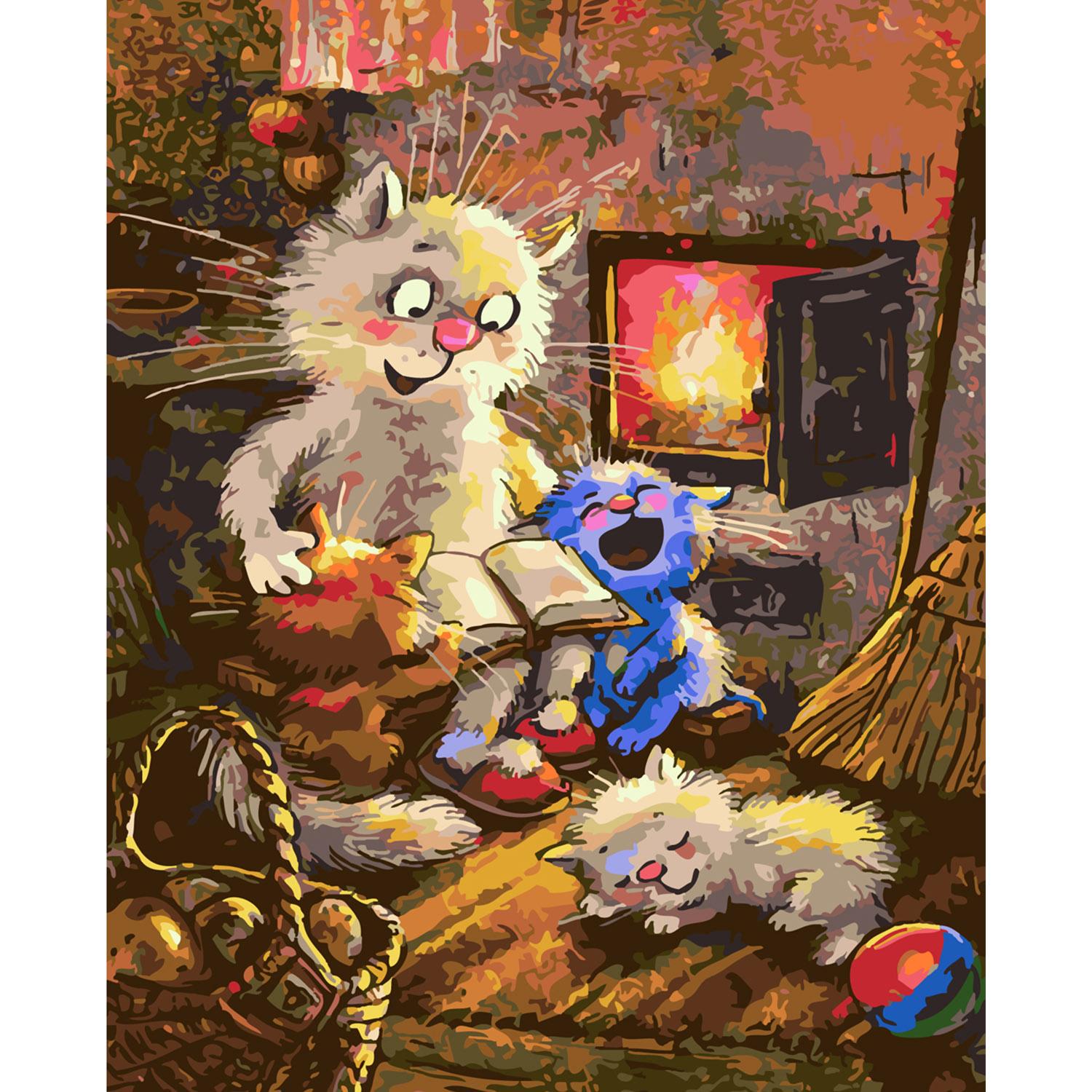 Картина по номерам Strateg Уютный вечер 40х50 см (SY6367)