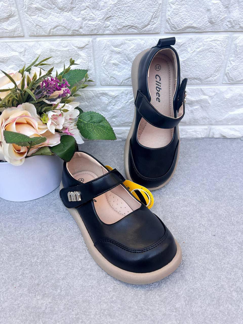 Туфли для девочки Clibee Черный 1539 р. 35 21,5 см (1539-1)